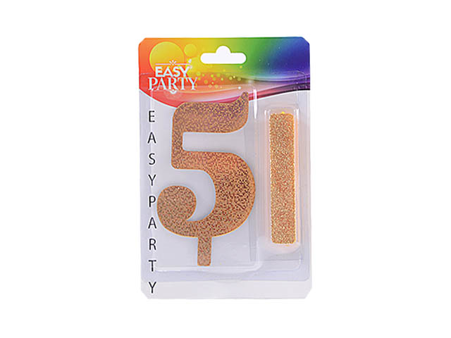CANDELA GLITTER ORO N.5 5205