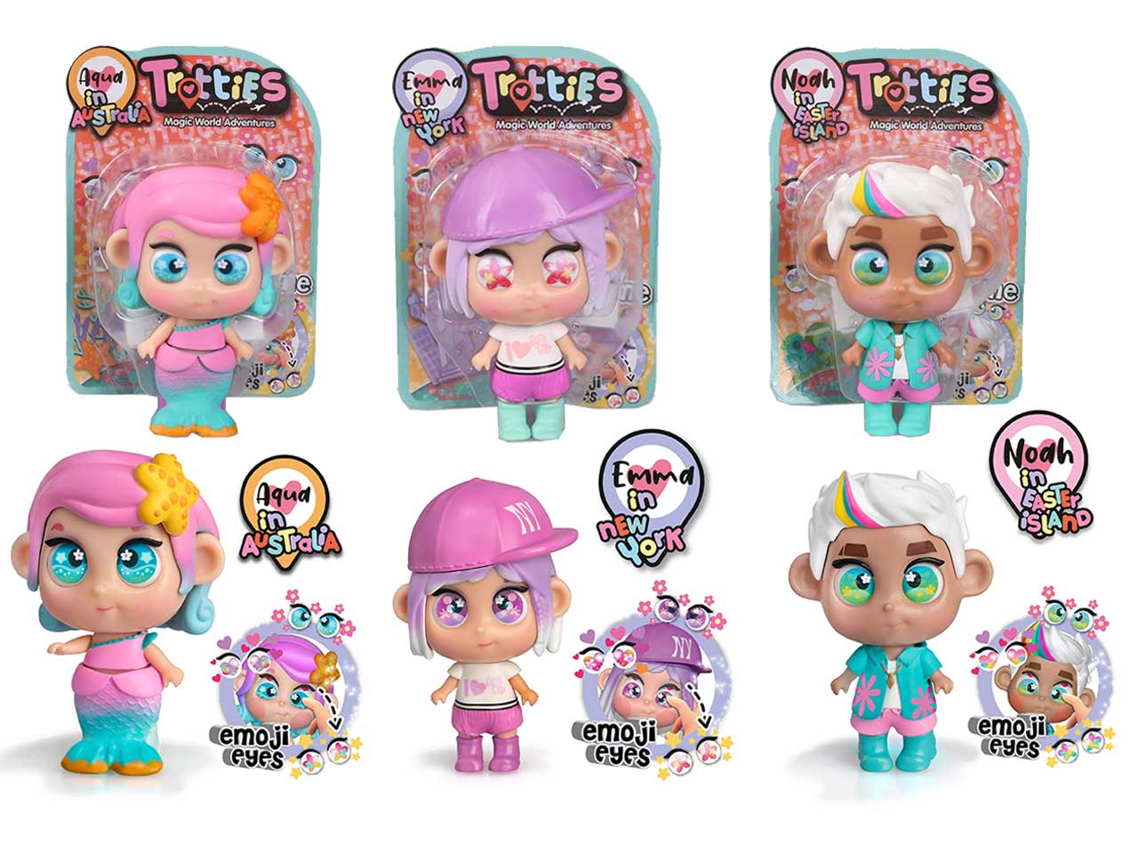 MINI TROTTIES EMOJI EYES ASS. TFT22000 MINI TROTTIES EMOJI EYES ASS. TFT22000