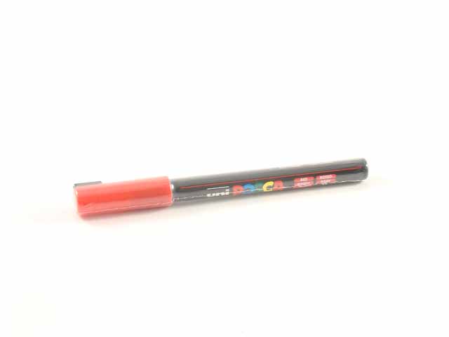 UNI POSCA MARCATORE P.EXTRAFINE ROSSO PC1MR R