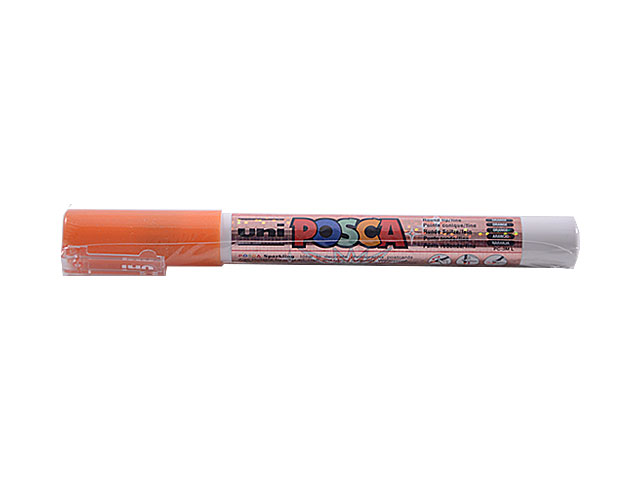 UNIPOSCA FINE GLITTER ARANCIO PC3ML