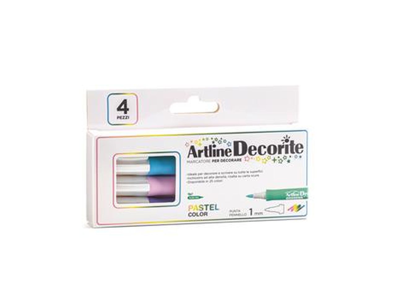 MARCATORE DECORITE PUNTA PENNELLO EDF-F/4W1