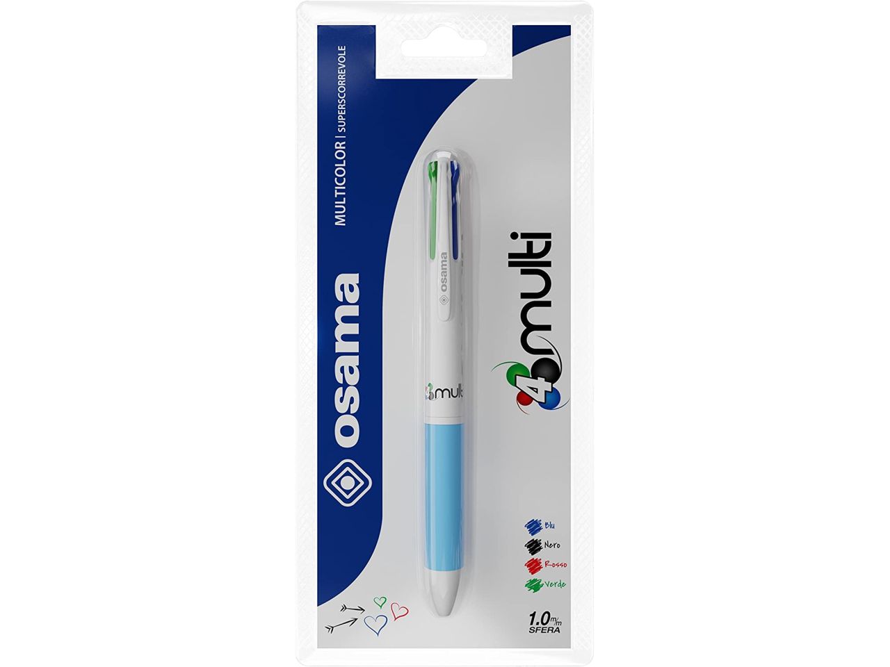 PENNA SFERA 4 COLORI ASSORTIT OW 231414
