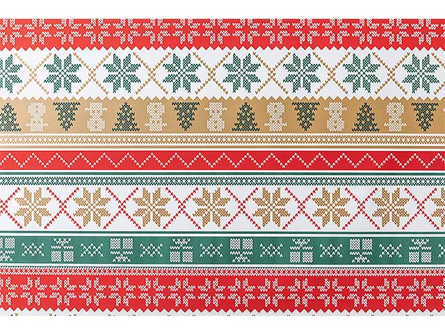 XMAS KNIT BUSTE NAT.40X60 25PZ X866002406000