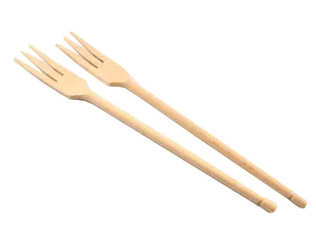FORCHETTE LEGNO 35cm 3003