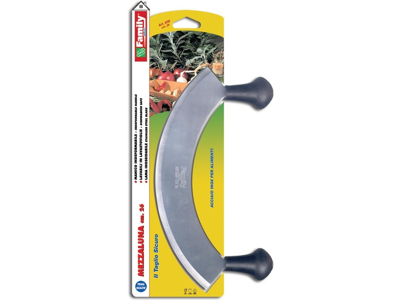 MEZZALUNA M.CO PLASTICA CM.26  0638 26
