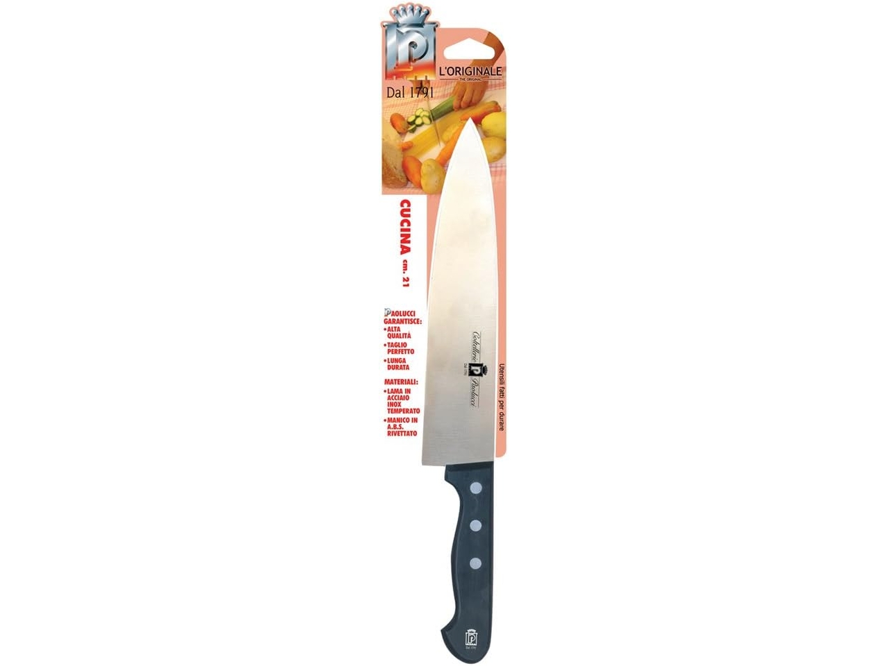 COLTELLO CUCINA M.CO IN ABS 1504 21