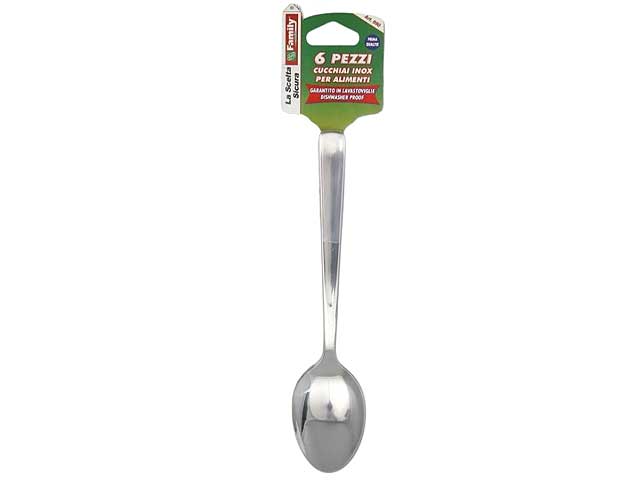 CUCCHIAI  6pz INOX 990