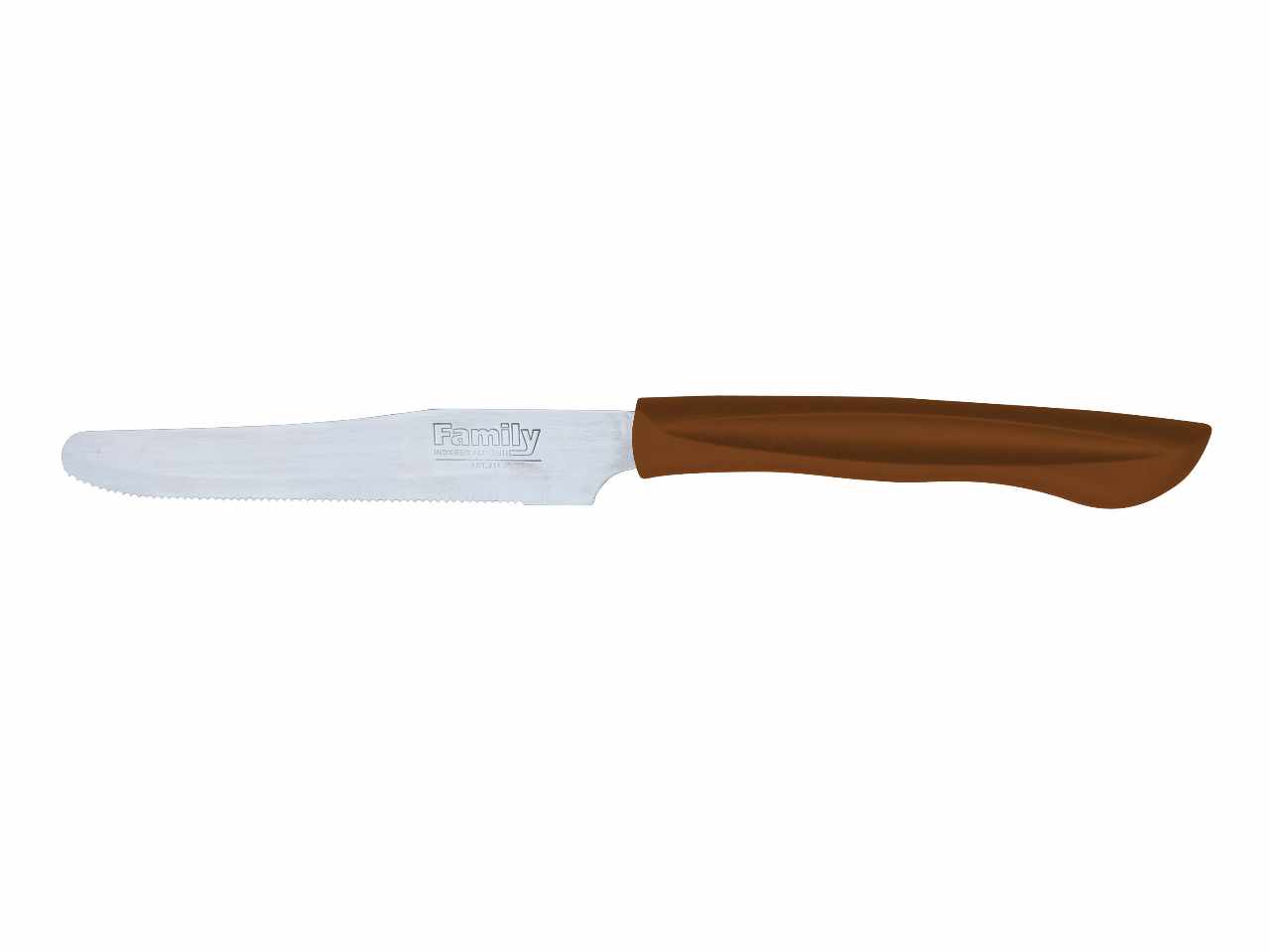 COLTELLO TAVOLA 6pz MARRONE 211M.11