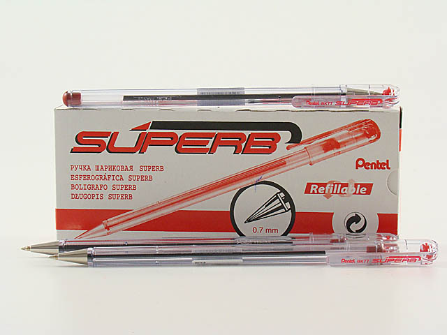 PENNA SFERA SUPERB ROSSO 0.7 7151010