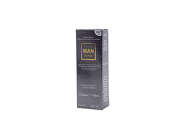 PROFUMO DA UOMO 15ML MAN BLACK 5107 PROFUMO DA UOMO 15ML MAN BLACK 5107