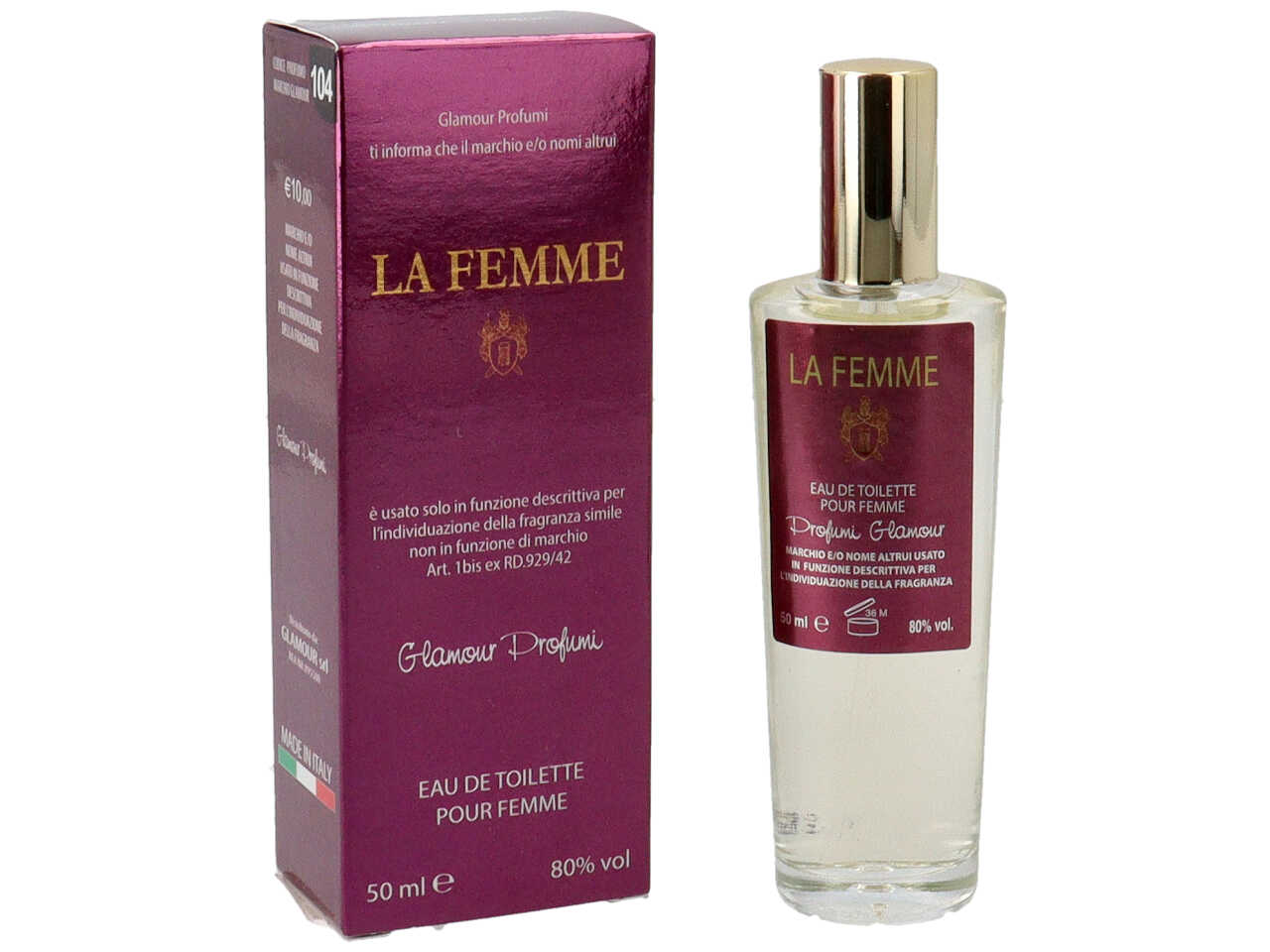 PROFUMO 50ML DONNA LA FEMME 104 PROFUMO 50ML DONNA LA FEMME 104