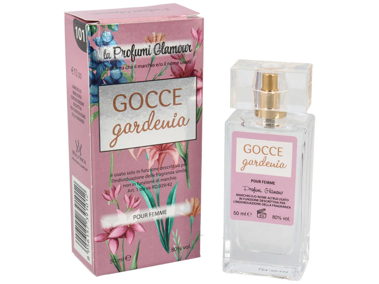 PROFUMO DONNA 50ML GOCCE GARDENIA 101 PROFUMO DONNA 50ML GOCCE GARDENIA 101
