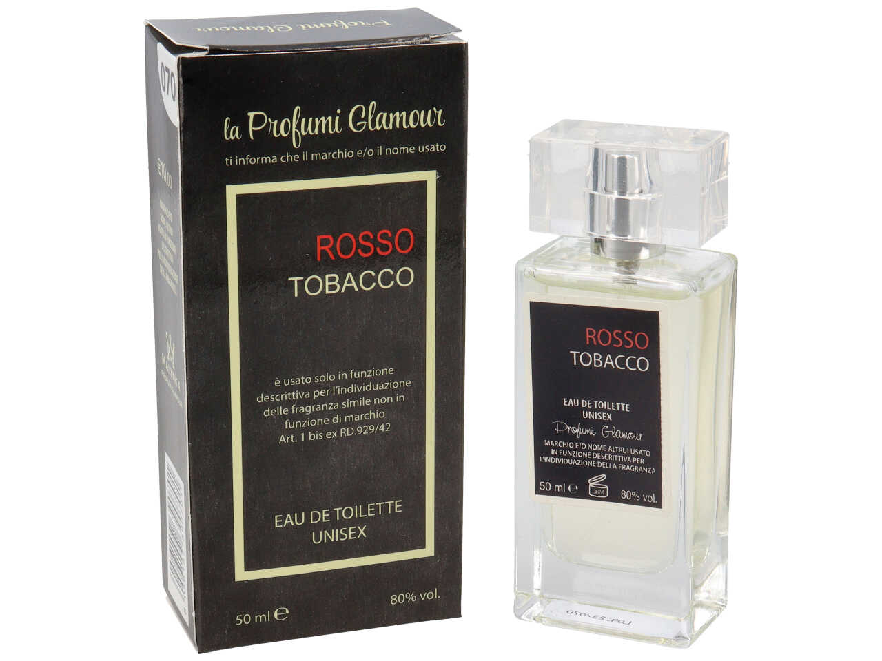PROFUMO UNISEX 50ML ROSSO TOBACCO 70