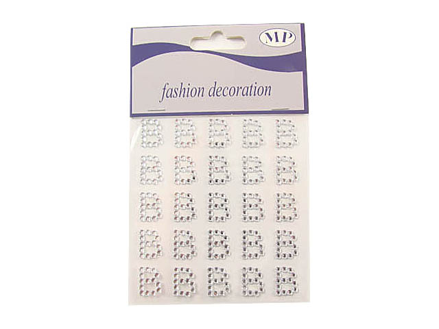 LETTERE ADESIVE 25pz B T029B