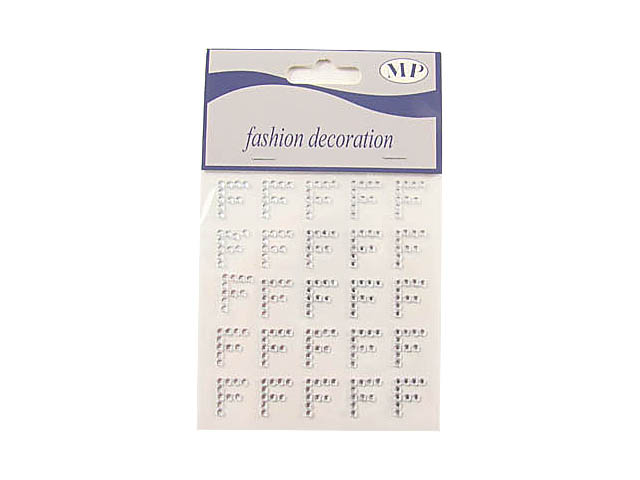 LETTERE ADESIVE 25pz F T029F