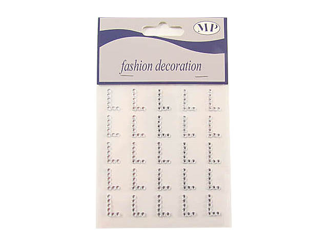 LETTERE ADESIVE 25pz L T029L