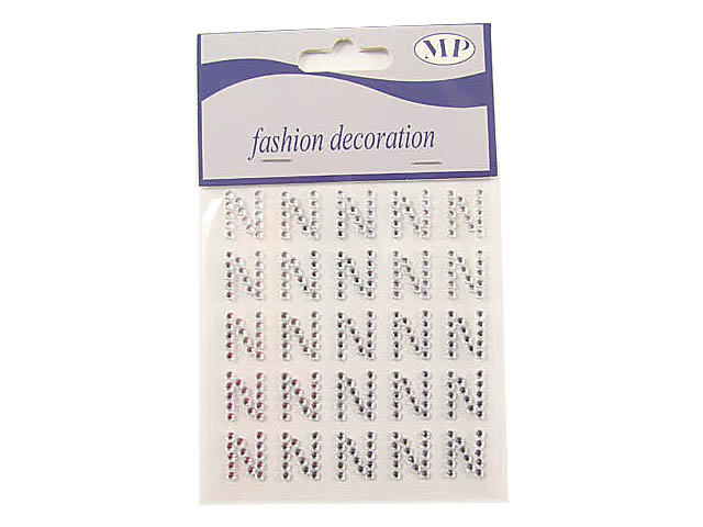 LETTERE ADESIVE 25pz N T029N