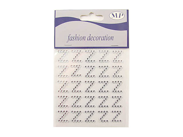 LETTERE ADESIVE 25pz Z T029Z