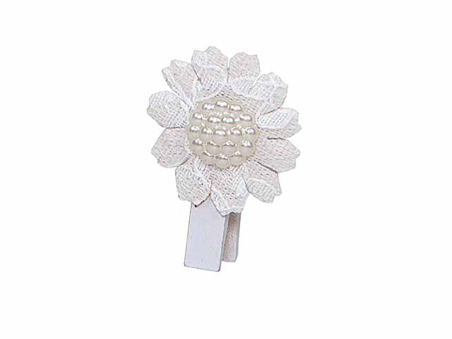 MOLLETTA C/FIORE 4x3cm BIANCO M003 01
