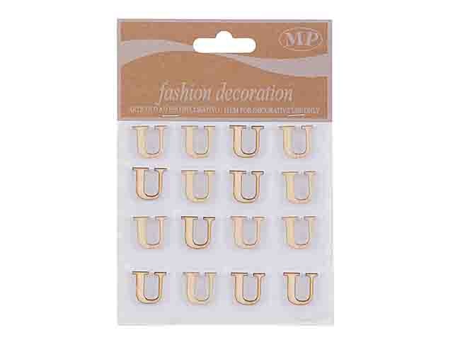 LETTERE LEGNO 10mm.16pz U T067U