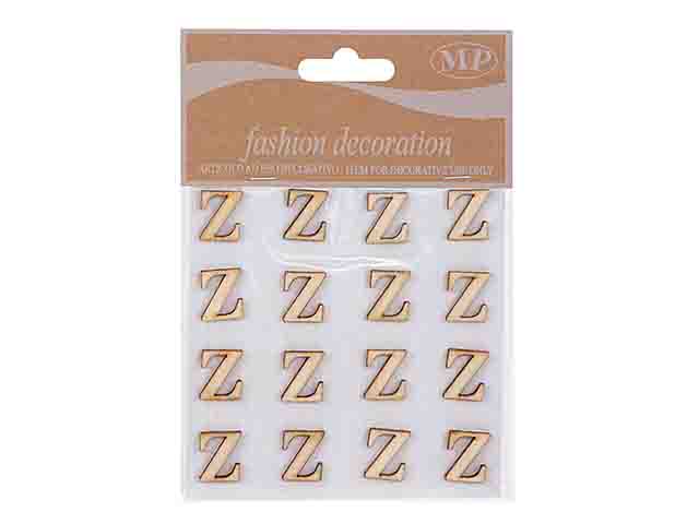 LETTERE LEGNO 10mm. 16pz Z T067Z