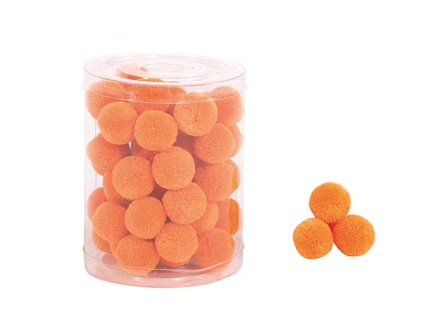 POMPON 2cm 48pz ORANGE B335 10 POMPON 2cm 48pz ORANGE B335 10