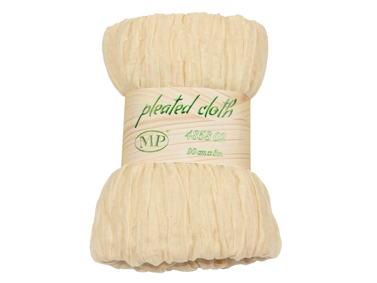 PANNO PLISSETTAT.CM90X3MT CREMA 4858 02