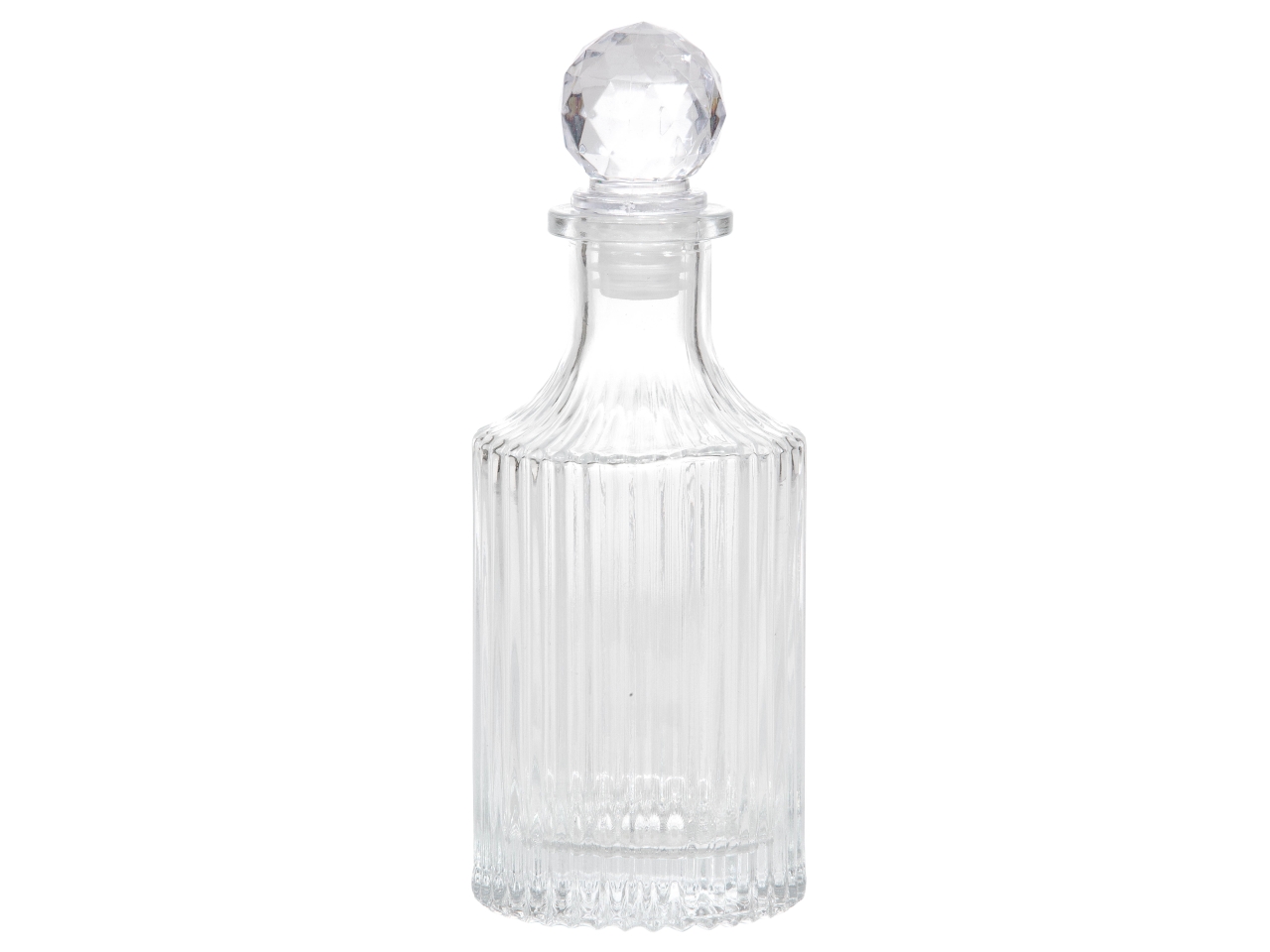 BOTTIGLIA VETRO D.7XH18,5CM 200ML 4921