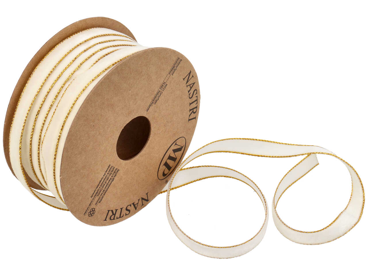 NASTRO VELVET DREAM 0,9CMX20MT CREMA 4971P 02 NASTRO VELVET DREAM 0,9CMX20MT CREMA 4971P 02