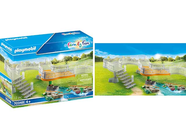 PLAYMOBIL ZOO ESTENSIONE PER IL GRANDE ZOO 70348 PLAYMOBIL ZOO ESTENSIONE PER IL GRANDE ZOO 70348