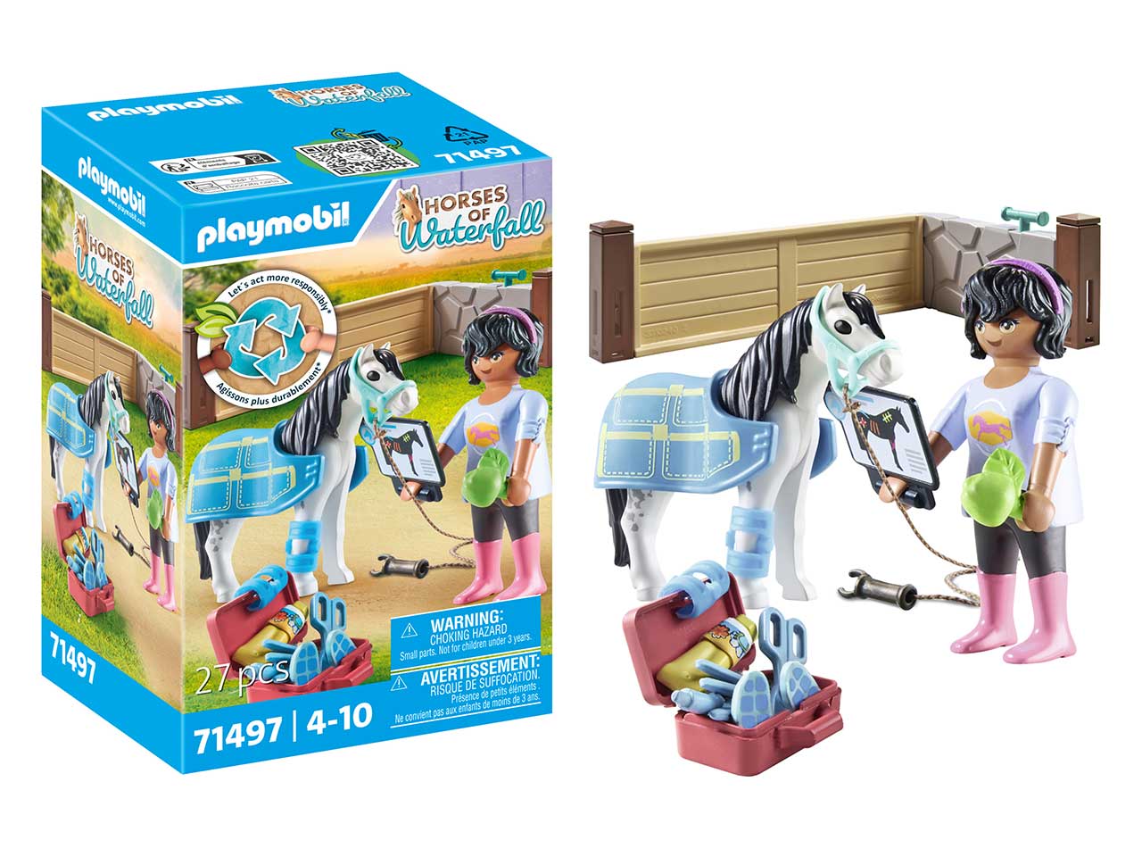 PLAYMOBIL VETERINARIA DEI CAVALLI 71497