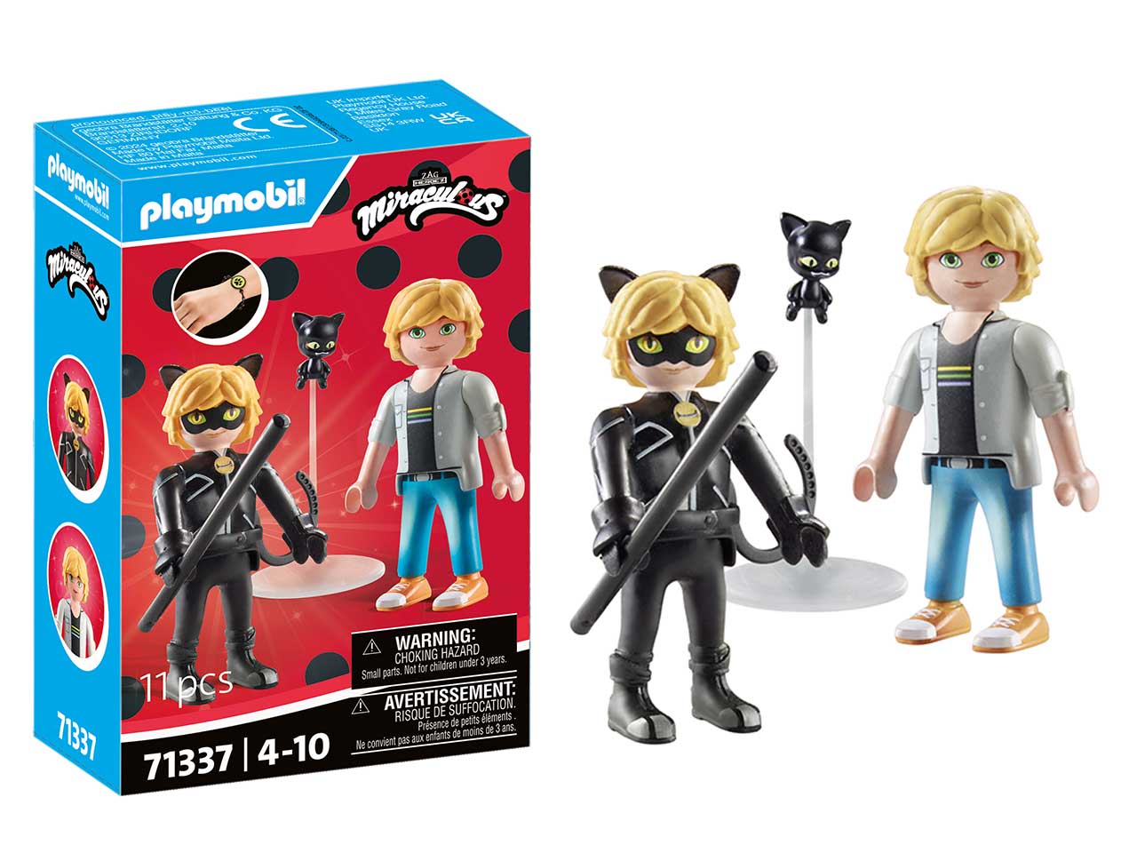 PLAYMOBIL MIRACULOUS ADRIEN CHAT 71337