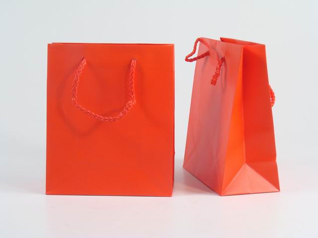 SHOPPER SHOPPING 16X19+8CM ROSSO UY510HRR00NRO