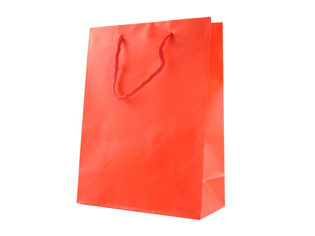 SHOPPER SHOPPING 22X29+10CM ROSSO UY510HRR07RRO