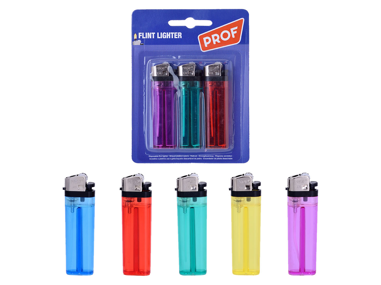 ACCENDINO BLISTER DA 3 PEZZI 40009474