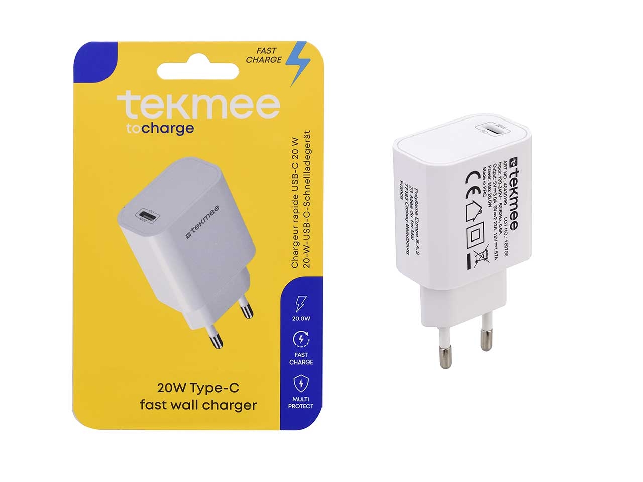 TEKMEE CAR.RAPIDO 20W TYPE-C 40430190