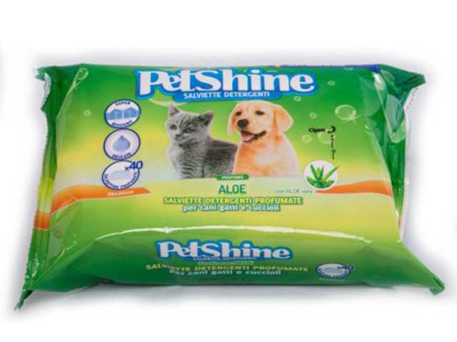 PETSHINE SALV.ALOE MAXI 40PZ 26522