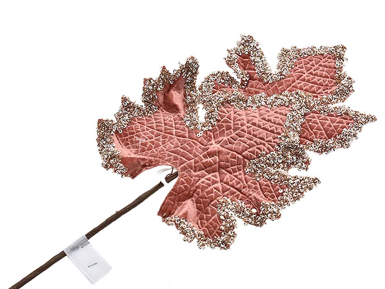 RAMO FOGLIE 45cm ROSA A. 306169400