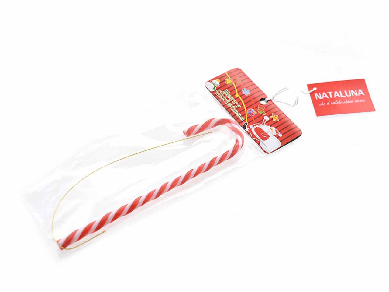 BASTONCINO 20CM BIANCO E ROSSO 6003435