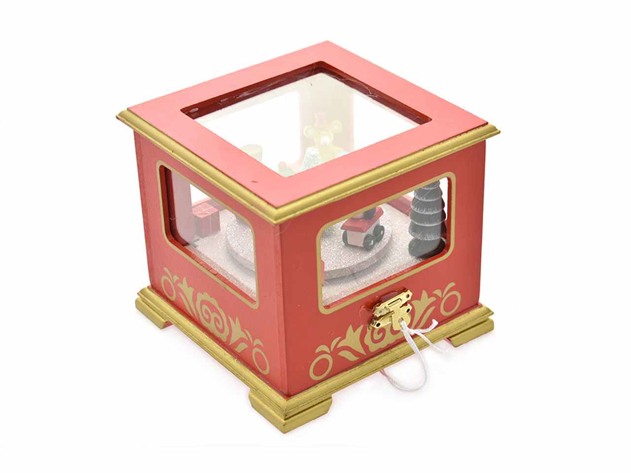 CARILLON BOX 17X16CM ROSSO 6547053