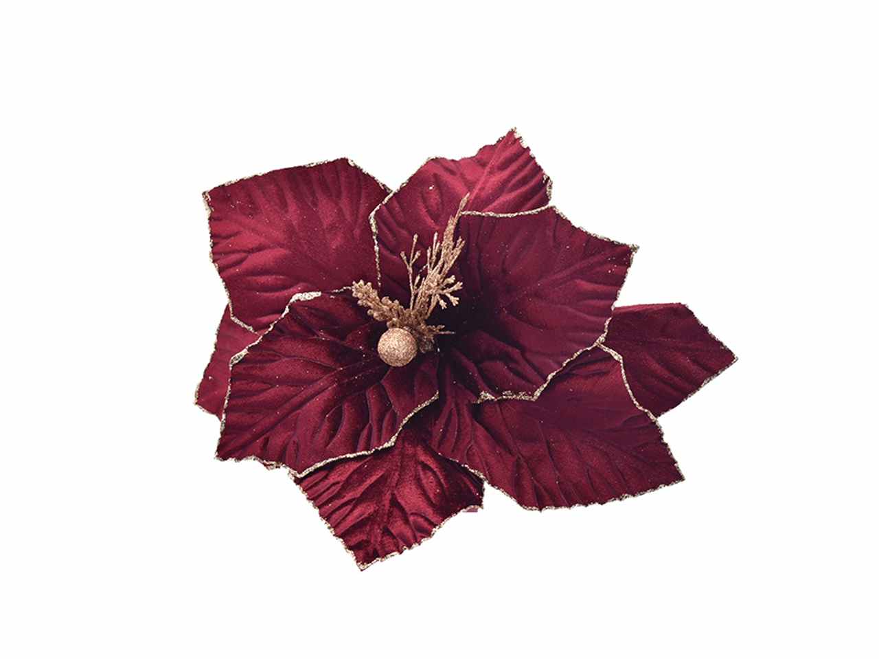 FIORE CON GAMBO CORTO BORDEAU 306163524
