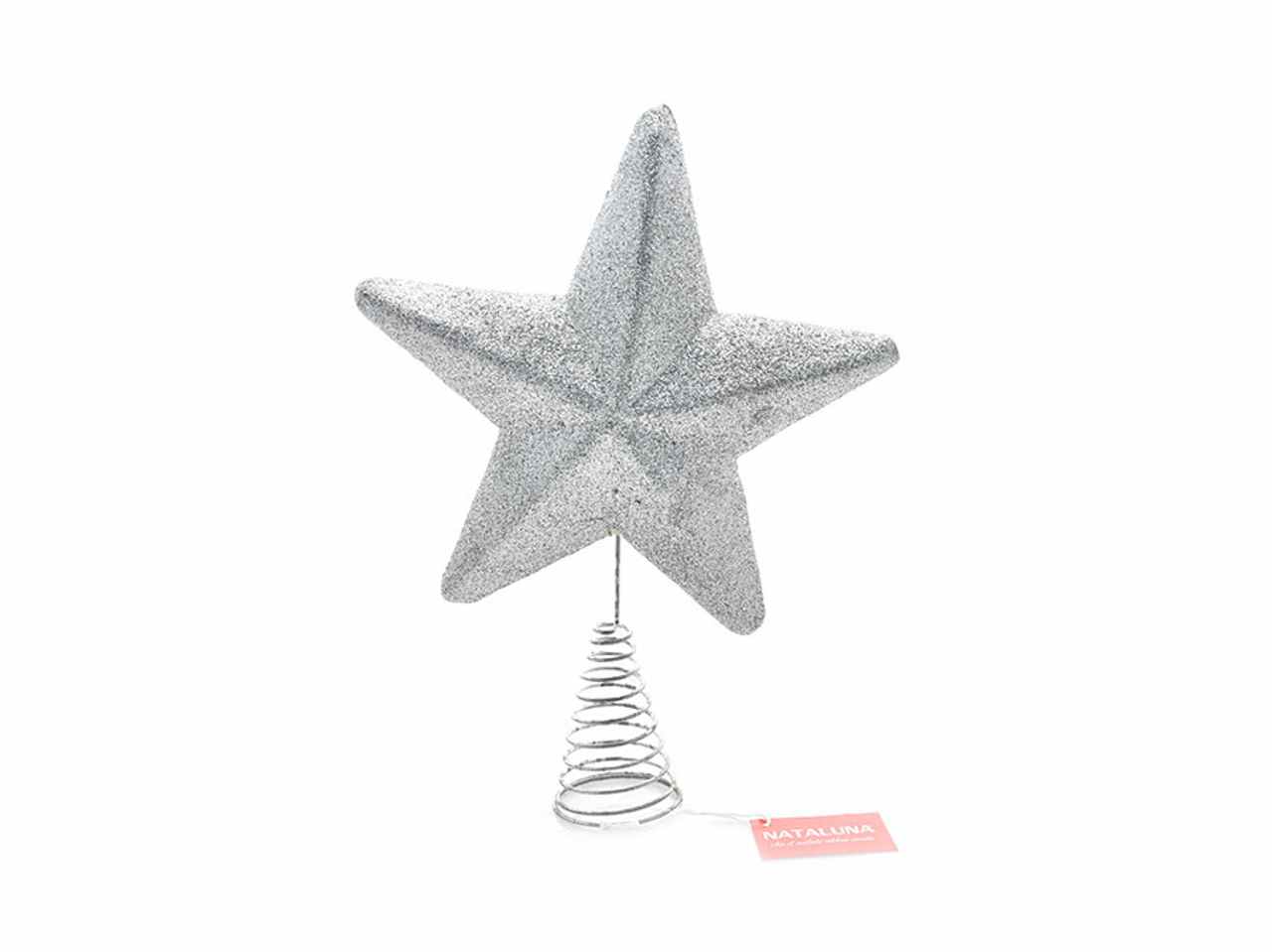 PUNTALE ALBERO 19CM CON GLITT 407219509