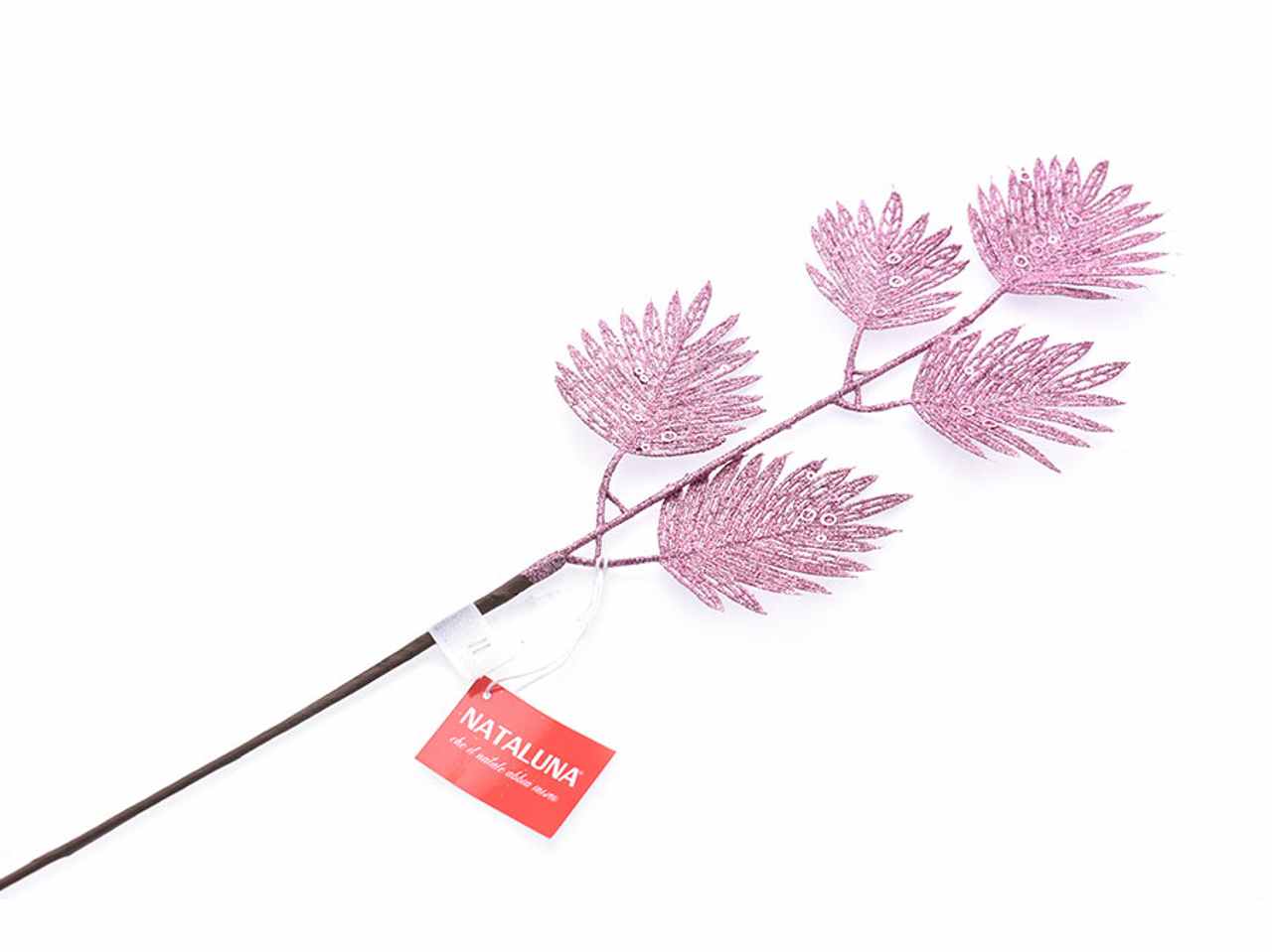 RAMO GLITTERATO 62CM ROSA ANT 323413430