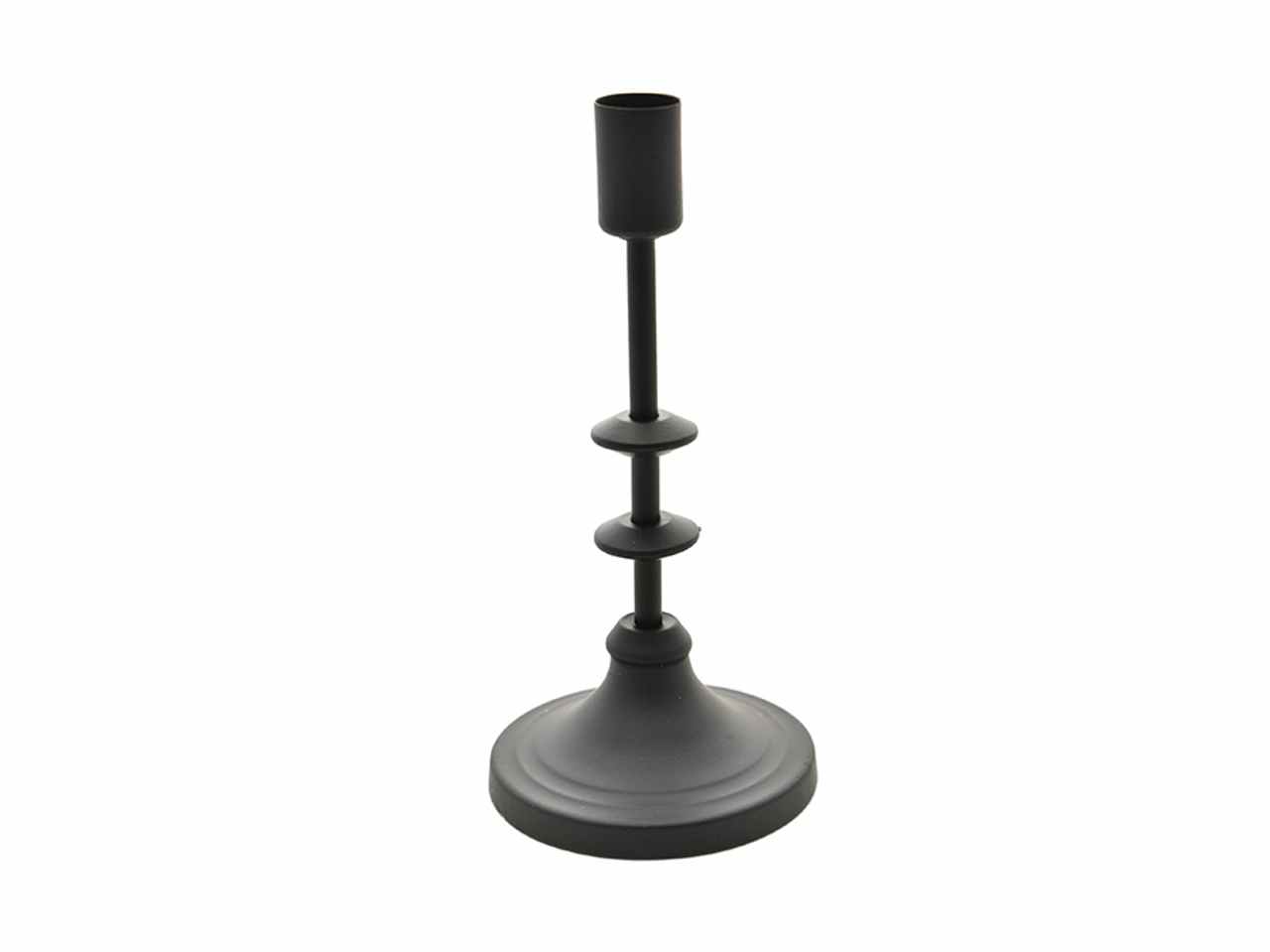 P.CANDELA 1POSTO 9,5X20cm NERO MATTO 6418176