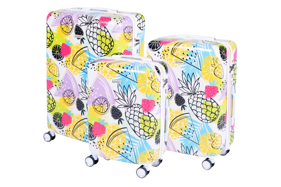 SET 3 TROLLEY DEC.ANANAS 6065304