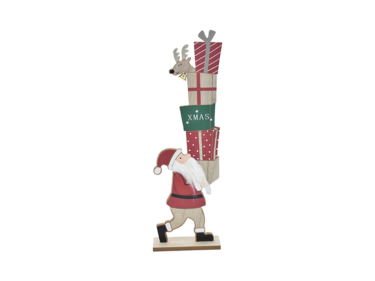 BABBO NATALE 16X45X6 IN LEGNO 22935678