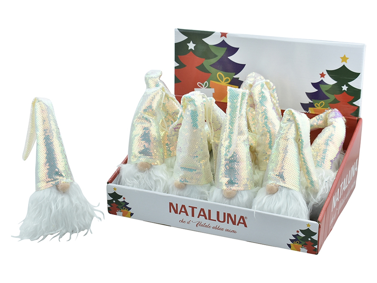 APP.GNOMO 7X32CM BIANCO 36085381