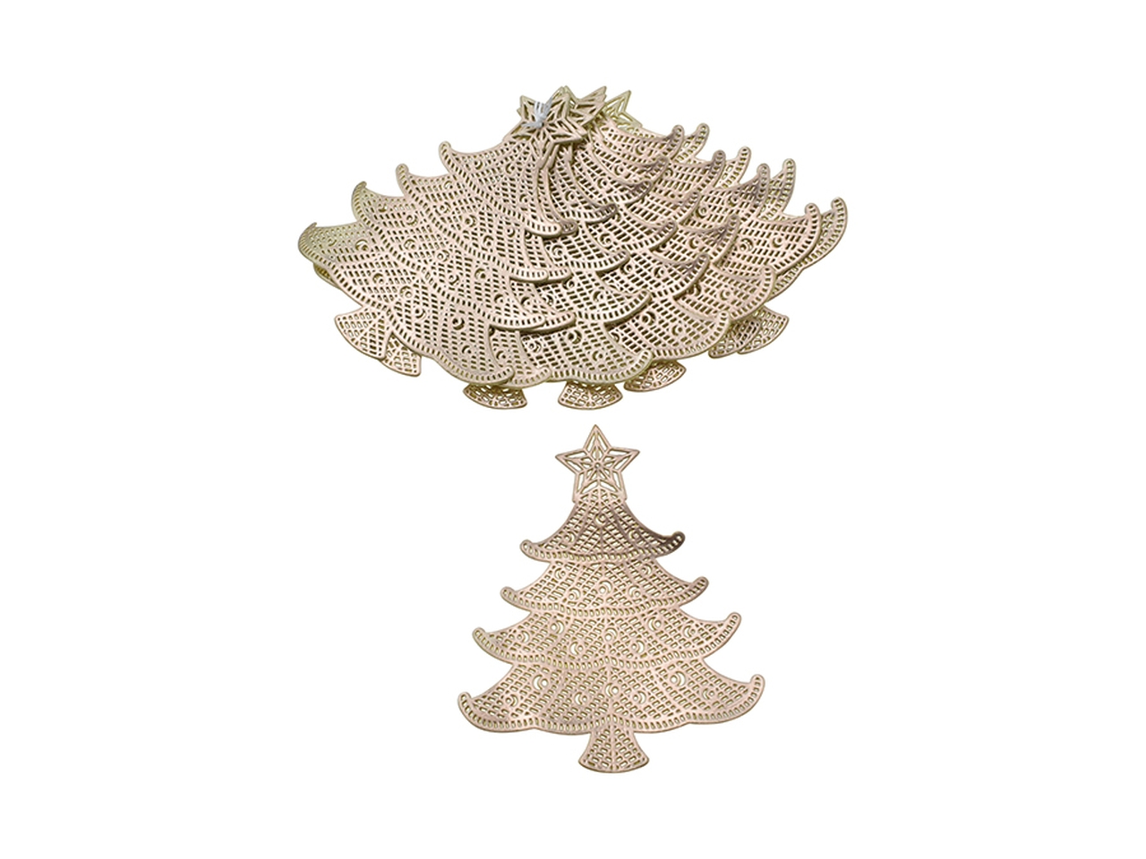 SOTTOBICCHIERI 10CM 6PZ ORO 6948242