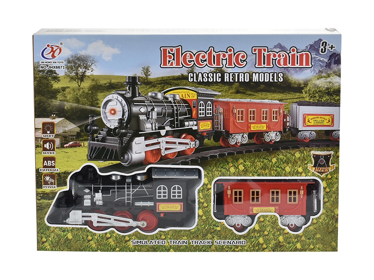 TRENINO ELETTRICO MUSICA C/LUCI 6731195