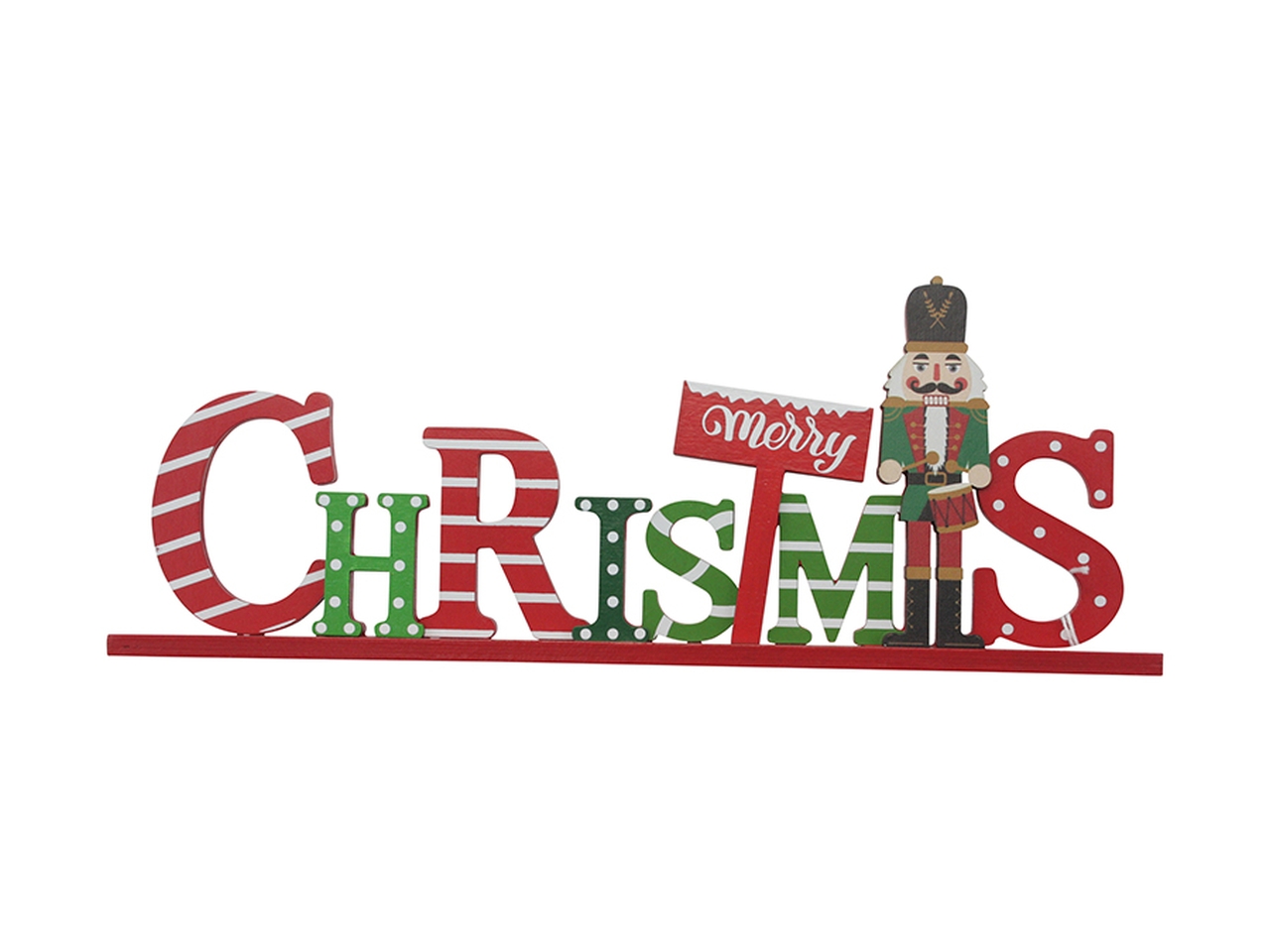 SCRITTA CHRISTMAS LEGNO 32,5X4X10 2835731